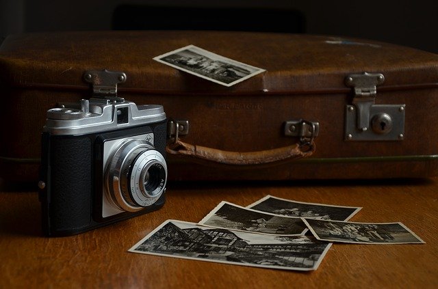 vyvolané fotografie s fotoaparátom